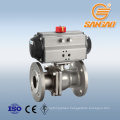 API6D flange connection gas ball valve 1.4408 flanged ball valve dn40 wcb